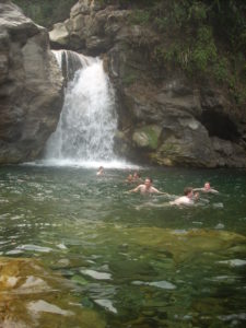  Waterfall View on the Way to Ghorepani - Poon Hill Trek on Day frist